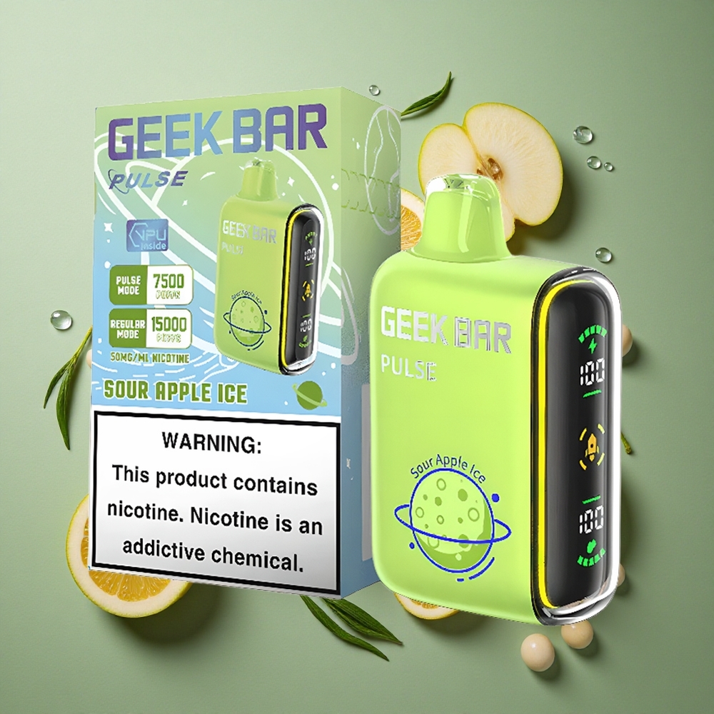 Aardbei-Mint GEEK BAR Pulse 15000 Puffs 16ML Vloeistof Nederland groothandel