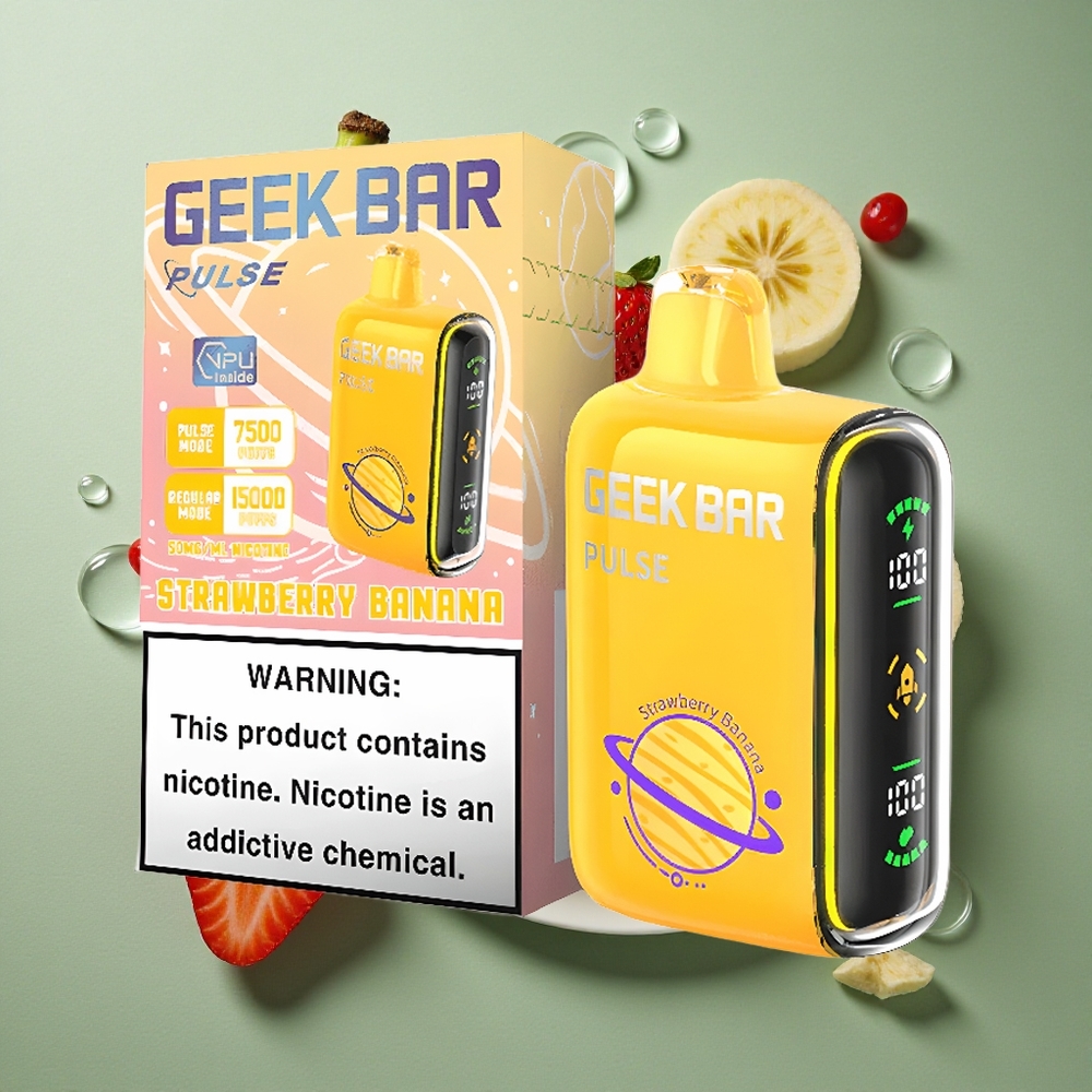 Aardbei-Mint GEEK BAR Pulse 15000 Puffs 16ML Vloeistof Nederland groothandel