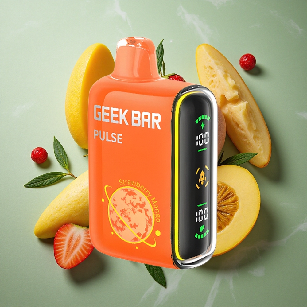 Aardbei-Mint GEEK BAR Pulse 15000 Puffs 16ML Vloeistof Nederland groothandel