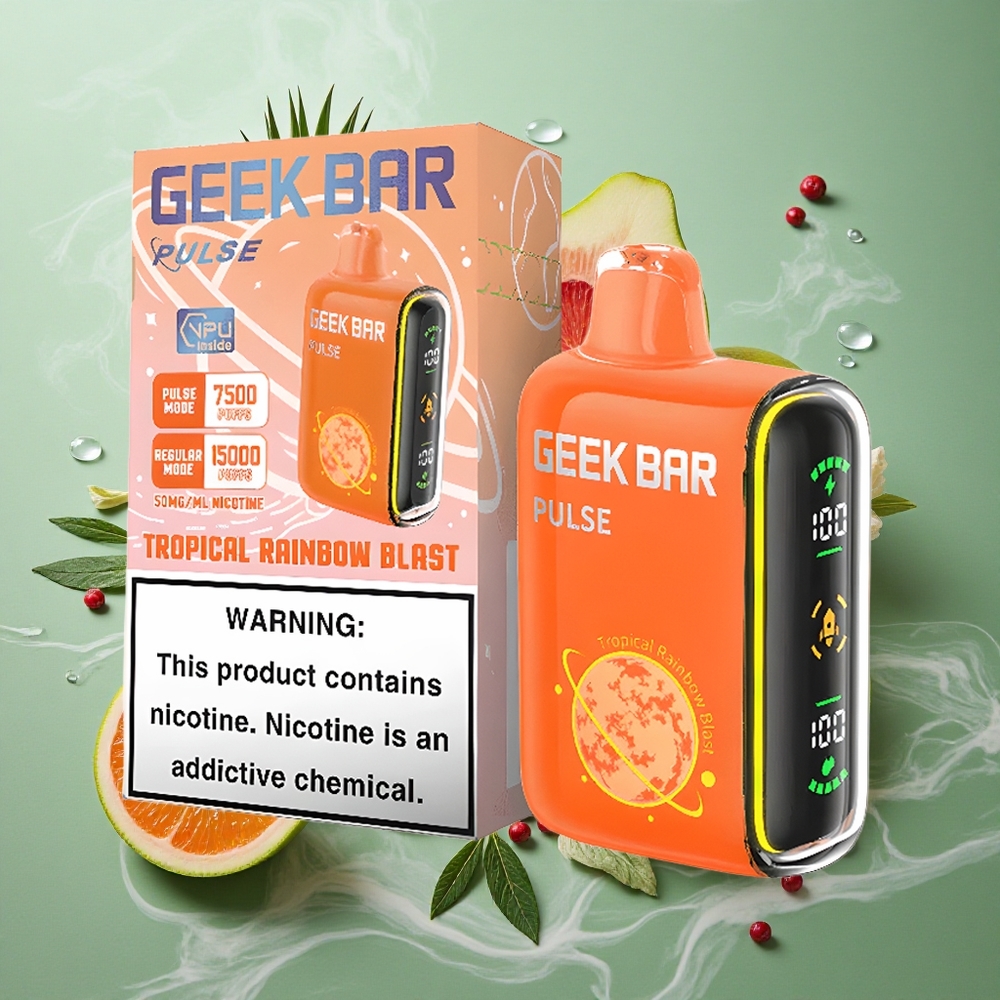 Aardbei-Mint GEEK BAR Pulse 15000 Puffs 16ML Vloeistof Nederland groothandel