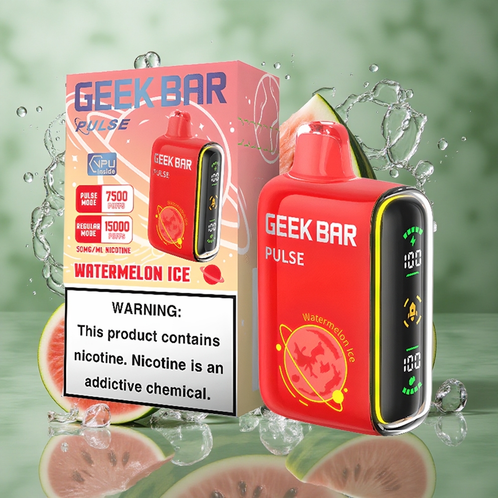Aardbei-Mint GEEK BAR Pulse 15000 Puffs 16ML Vloeistof Nederland groothandel