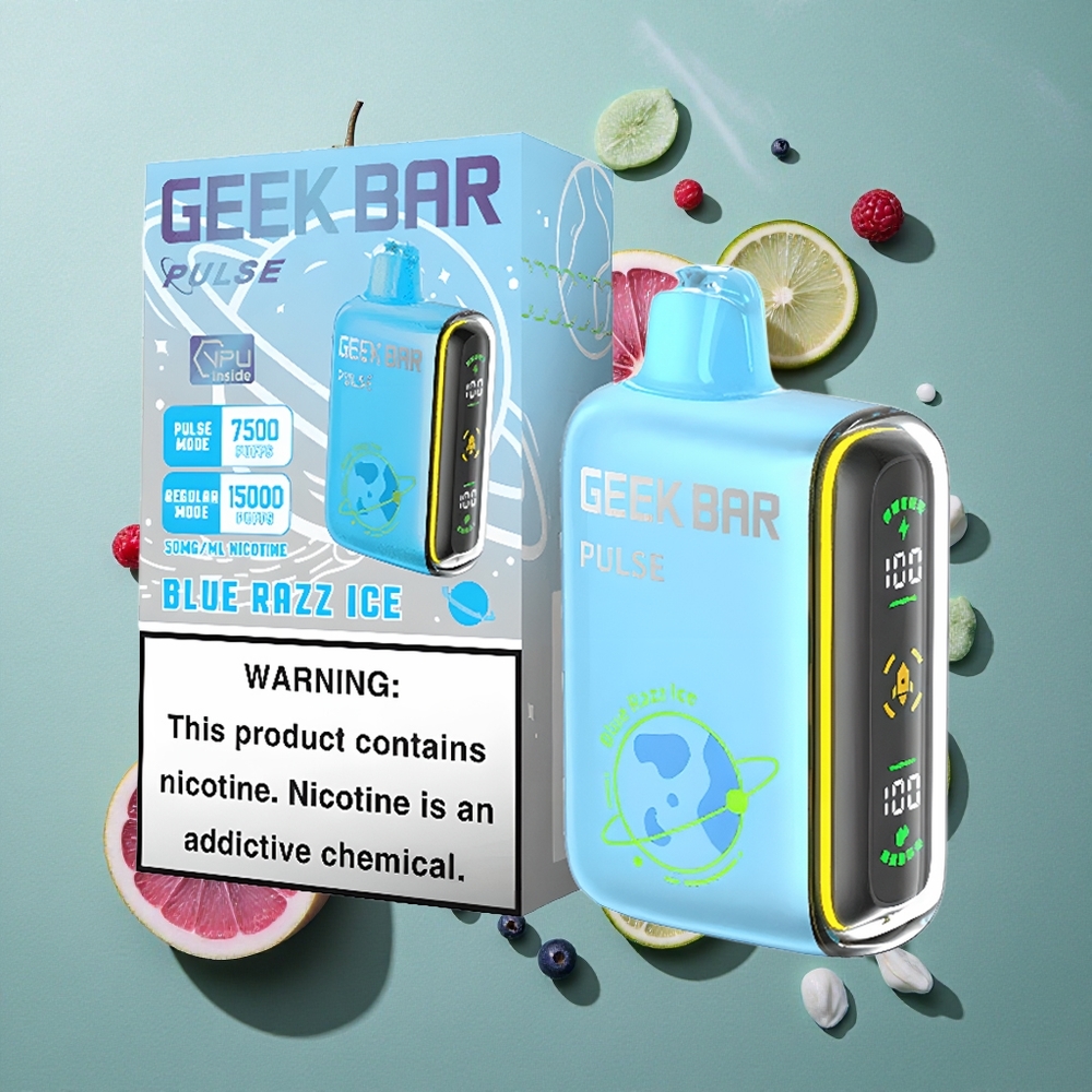 Aardbei-Mint GEEK BAR Pulse 15000 Puffs 16ML Vloeistof Nederland groothandel