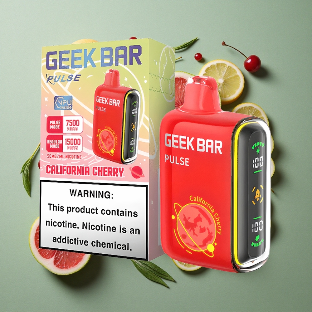 Aardbei-Mint GEEK BAR Pulse 15000 Puffs 16ML Vloeistof Nederland groothandel