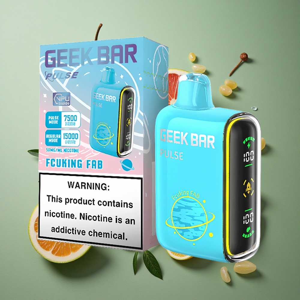 Aardbei-Mint GEEK BAR Pulse 15000 Puffs 16ML Vloeistof Nederland groothandel