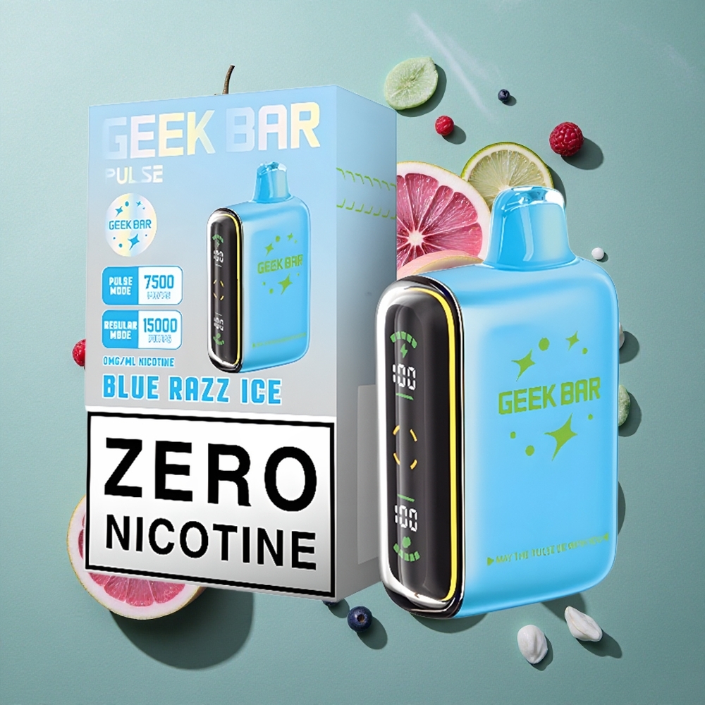 Aardbei-Munt GEEK BAR Pulse 15000 Puffs 16ML Vloeistof 5% Nicotine Nederland groothandel