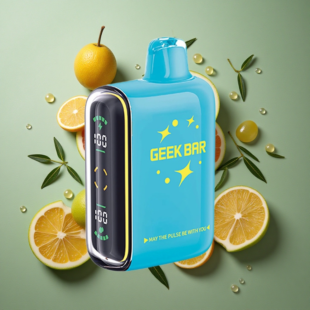 Aardbei-Munt GEEK BAR Pulse 15000 Puffs 16ML Vloeistof 5% Nicotine Nederland groothandel