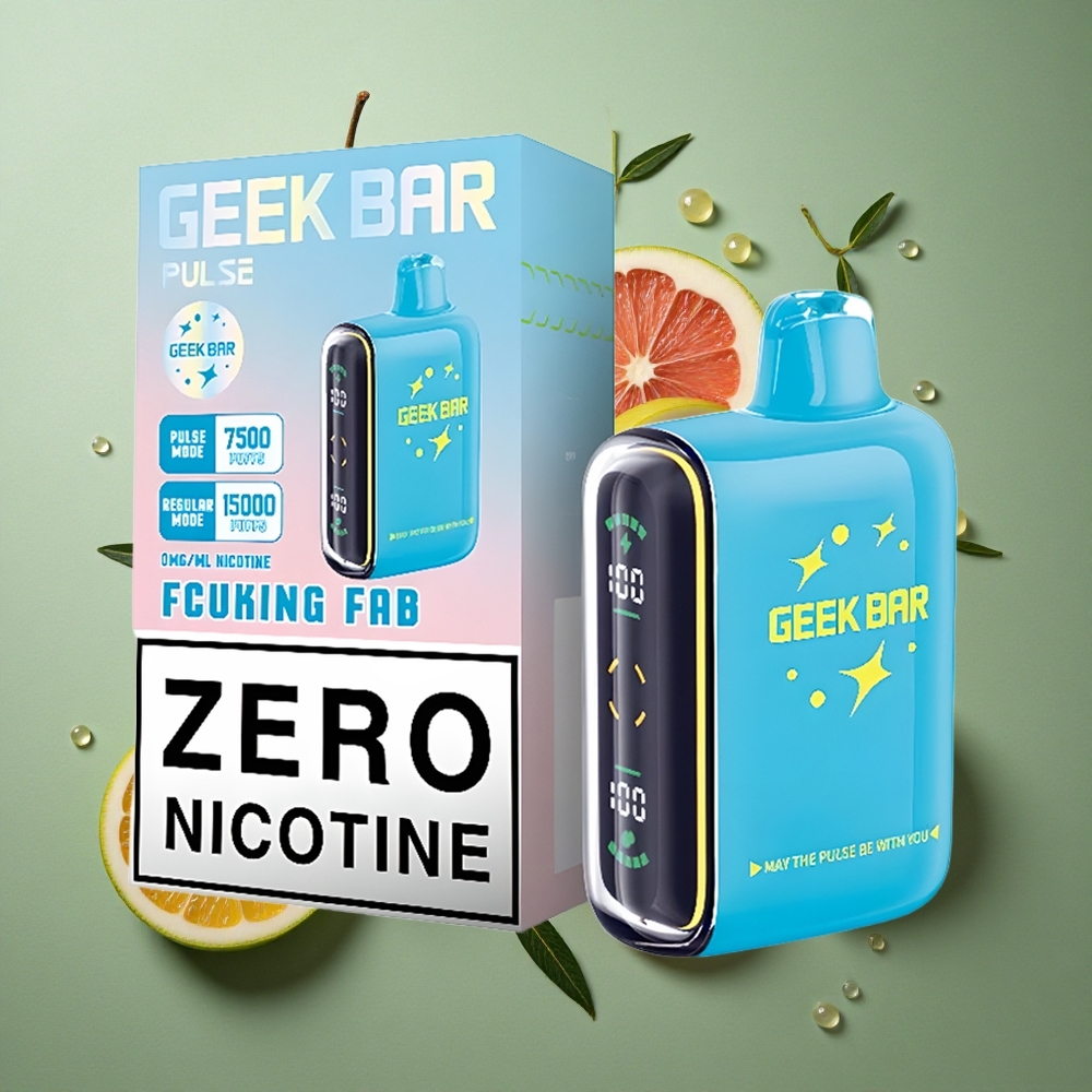 Aardbei-Munt GEEK BAR Pulse 15000 Puffs 16ML Vloeistof 5% Nicotine Nederland groothandel