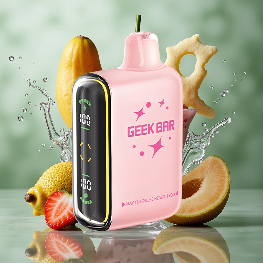 Aardbei-Munt GEEK BAR Pulse 15000 Puffs 16ML Vloeistof 5% Nicotine Nederland groothandel