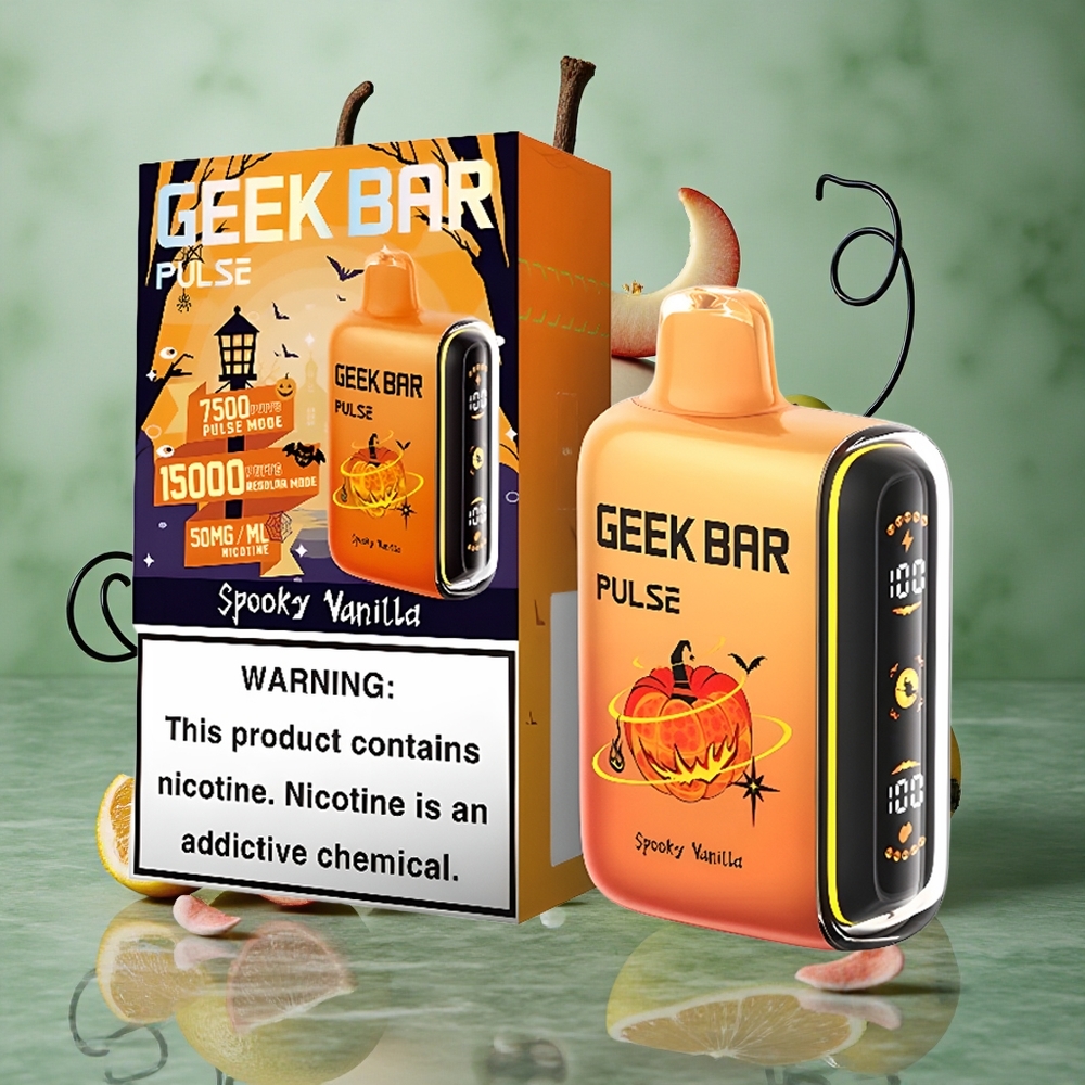 Halloween Editie GEEK BAR Pulse 15000 Puffs 16ML Vloeistof 5% Nicotine Nederland groothandel