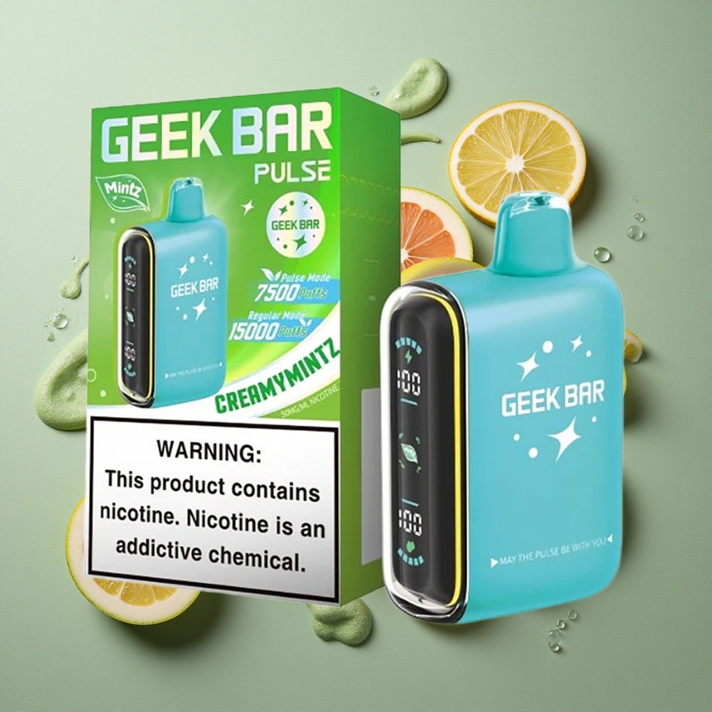 Munt Geek Bar Pulse 15000 Puffs 16ML Vloeistof Nederland groothandel