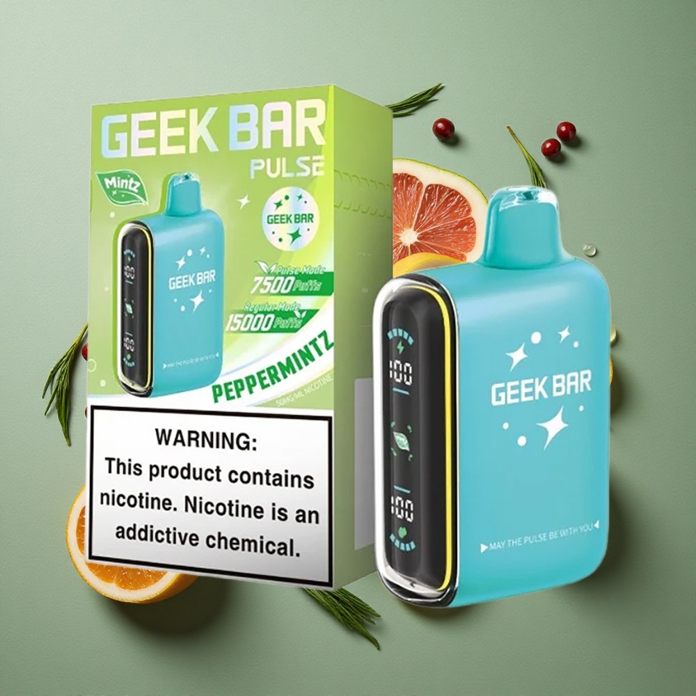 Munt Geek Bar Pulse 15000 Puffs 16ML Vloeistof Nederland groothandel