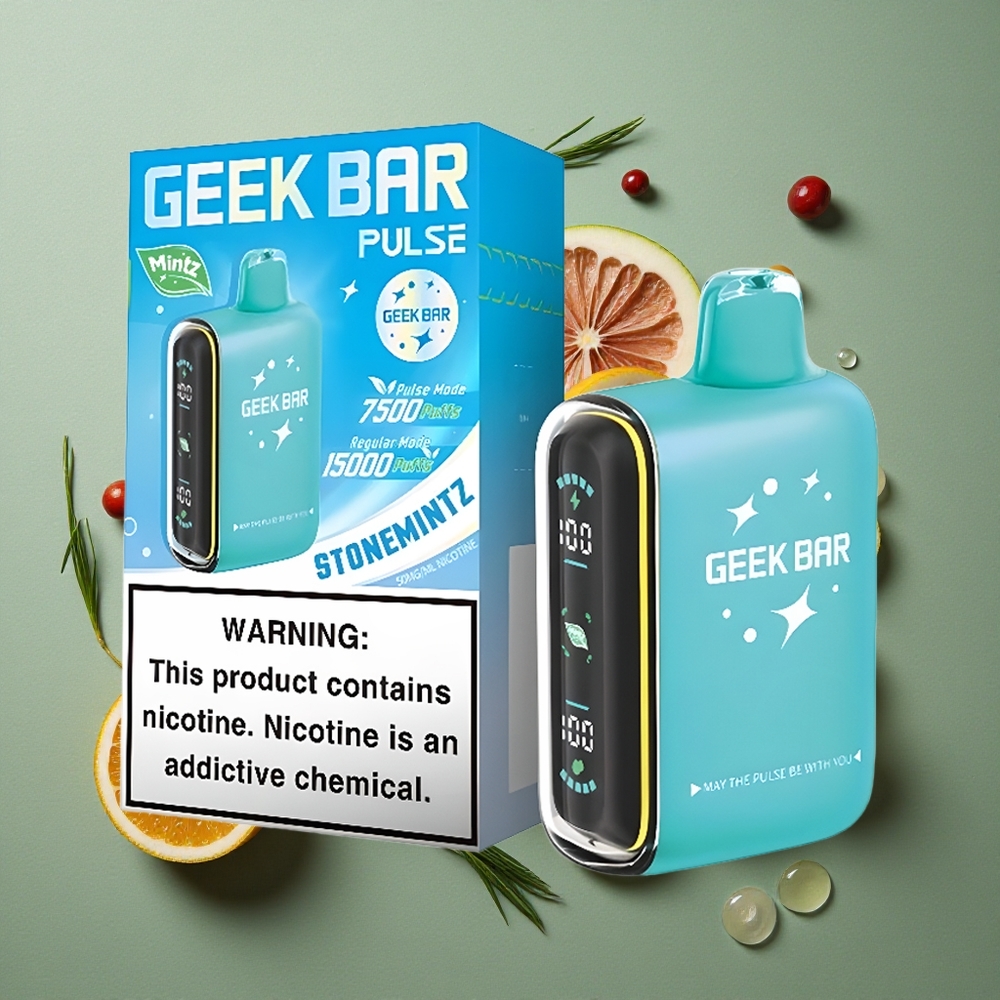 Munt Geek Bar Pulse 15000 Puffs 16ML Vloeistof Nederland groothandel