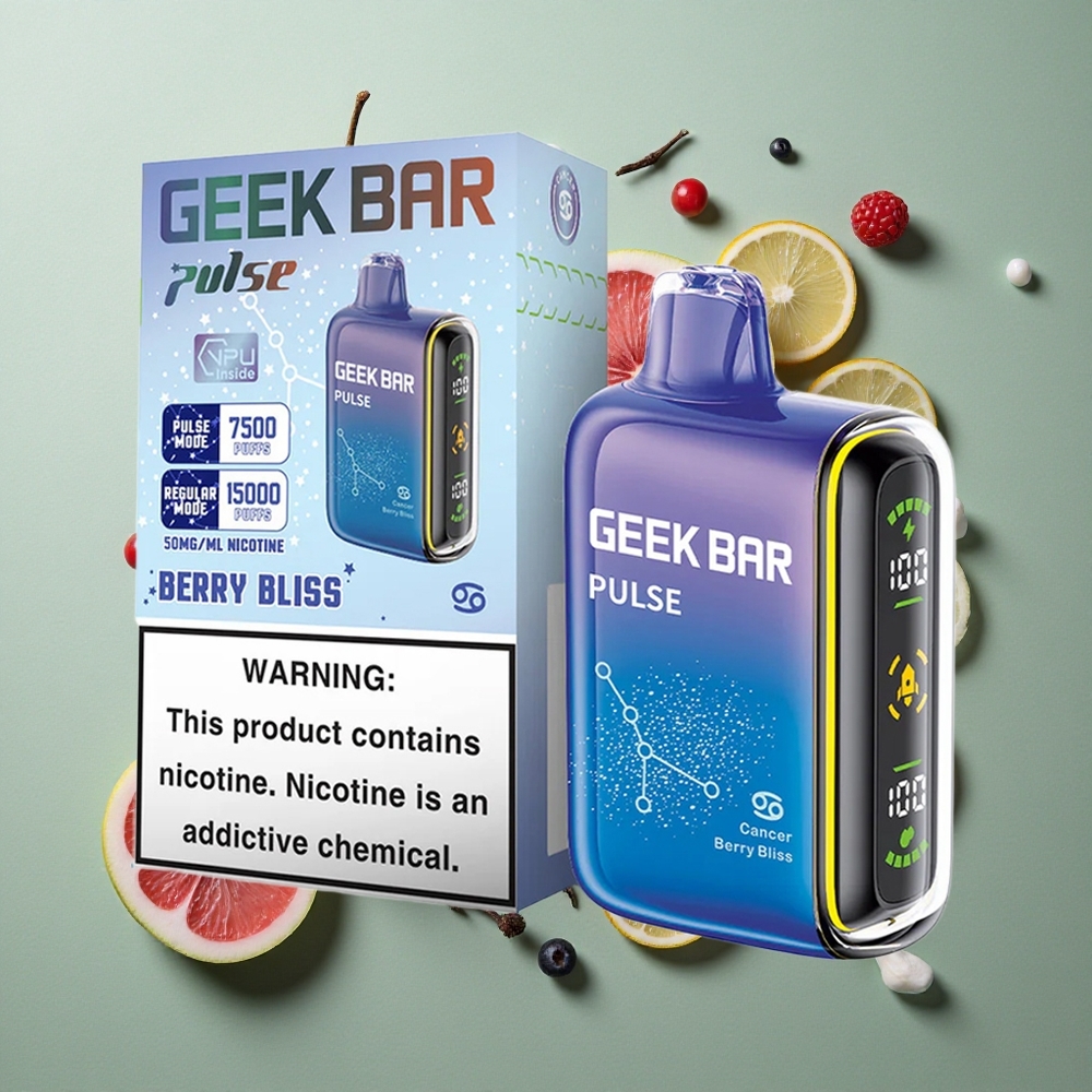 Zodiac Editie Geek Bar Pulse 15000 Puffs 16ML Vloeistof 5% Nicotine Nederland groothandel