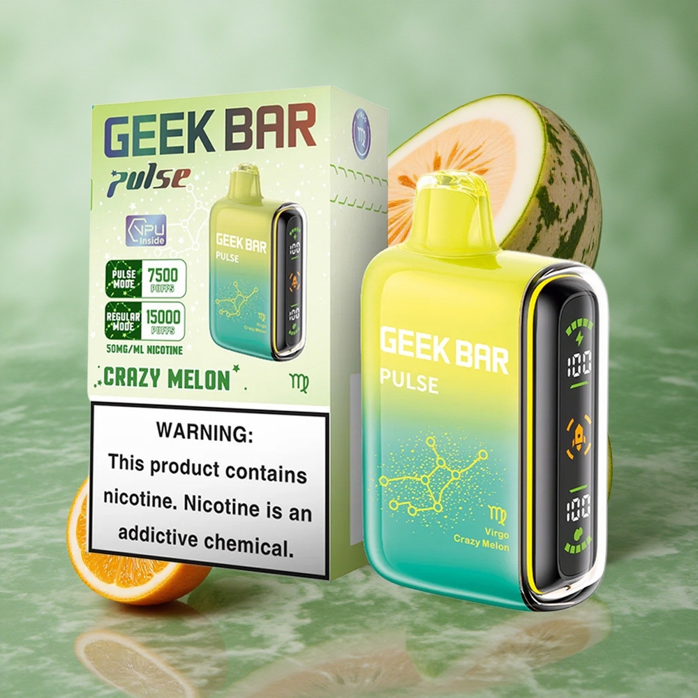 Zodiac Editie Geek Bar Pulse 15000 Puffs 16ML Vloeistof 5% Nicotine Nederland groothandel