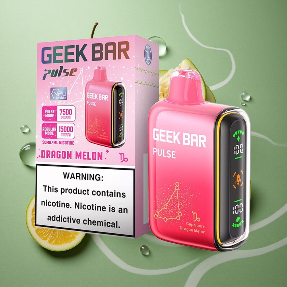 Zodiac Editie Geek Bar Pulse 15000 Puffs 16ML Vloeistof 5% Nicotine Nederland groothandel