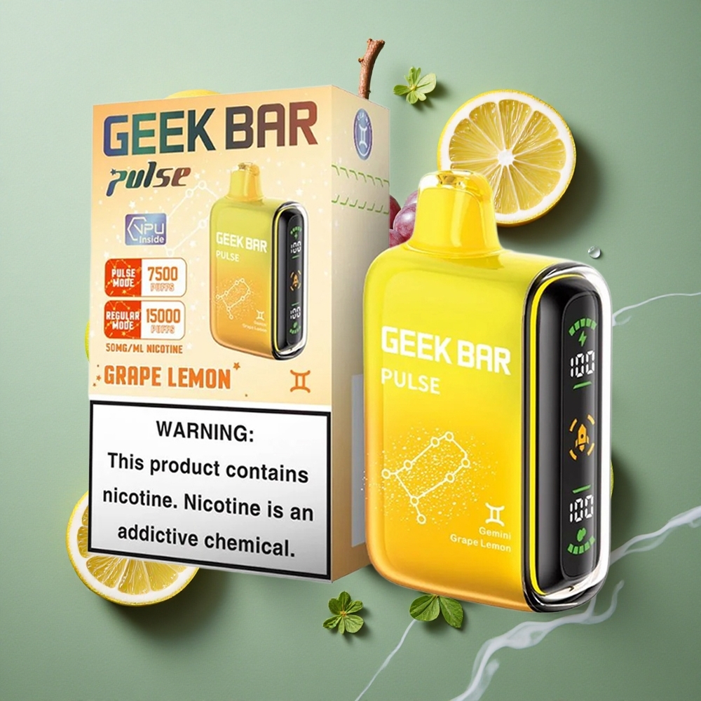 Zodiac Editie Geek Bar Pulse 15000 Puffs 16ML Vloeistof 5% Nicotine Nederland groothandel