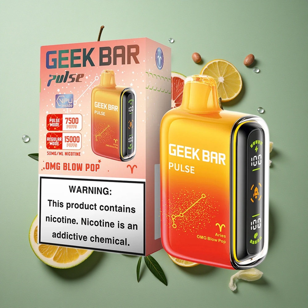 Zodiac Editie Geek Bar Pulse 15000 Puffs 16ML Vloeistof 5% Nicotine Nederland groothandel