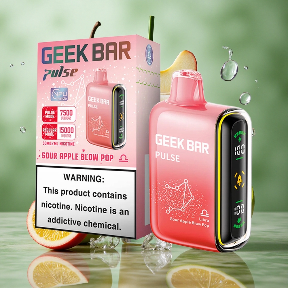 Zodiac Editie Geek Bar Pulse 15000 Puffs 16ML Vloeistof 5% Nicotine Nederland groothandel