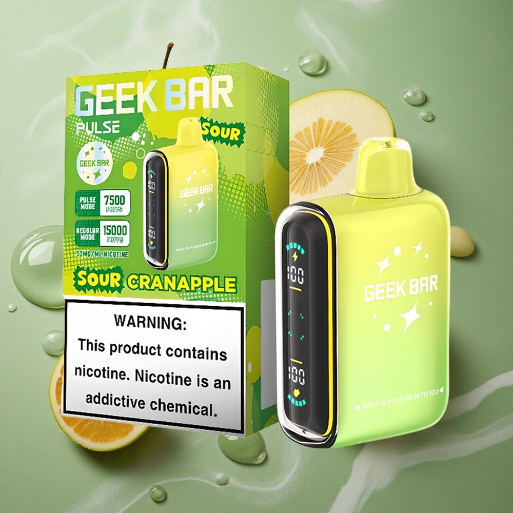 Zure Smaak GEEK BAR Pulse 15000 Trekjes 16ML Vloeistof Nederland groothandel