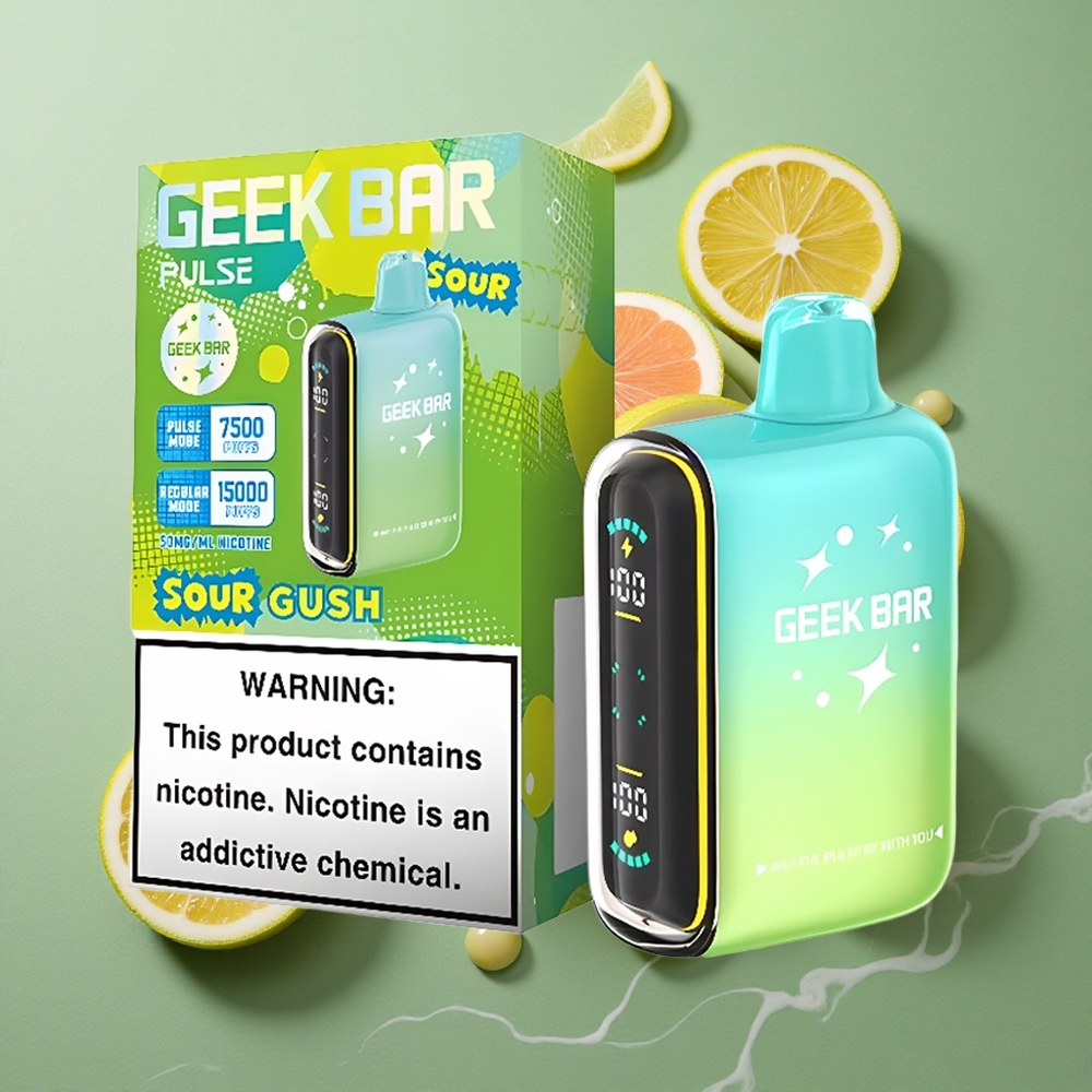Zure Smaak GEEK BAR Pulse 15000 Trekjes 16ML Vloeistof Nederland groothandel