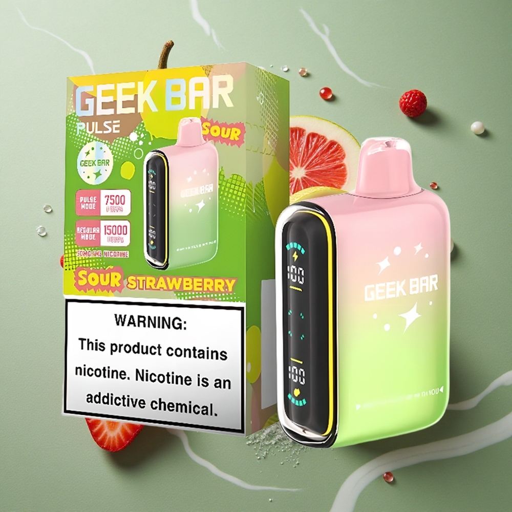 Zure Smaak GEEK BAR Pulse 15000 Trekjes 16ML Vloeistof Nederland groothandel