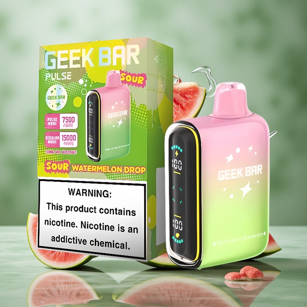 Zure Smaak GEEK BAR Pulse 15000 Trekjes 16ML Vloeistof Nederland groothandel