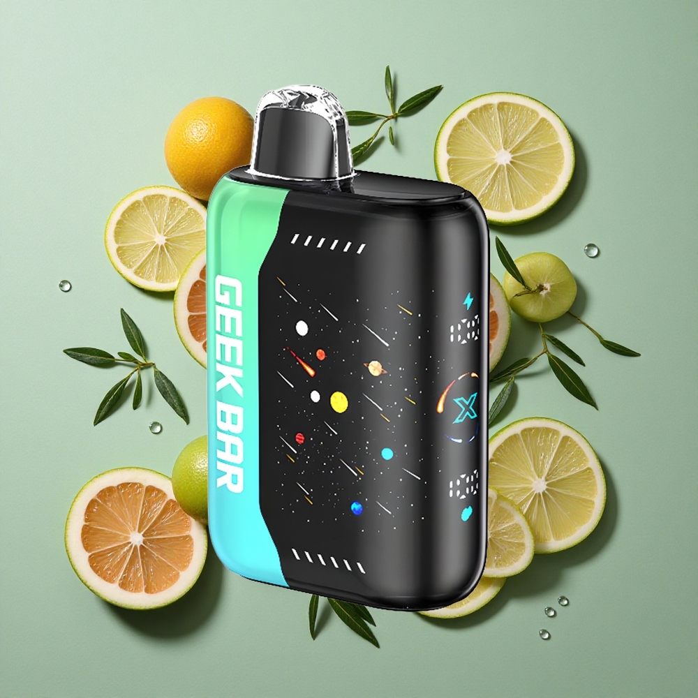 Meteor Editie GEEK BAR Pulse X 25000 Puffs 18mL Voorgevulde E-Liquid 3D Gebogen Indicator Scherm Nederland groothandel