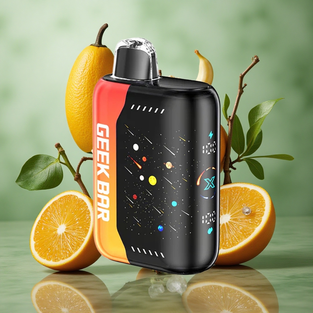Meteor Editie GEEK BAR Pulse X 25000 Puffs 18mL Voorgevulde E-Liquid 3D Gebogen Indicator Scherm Nederland groothandel