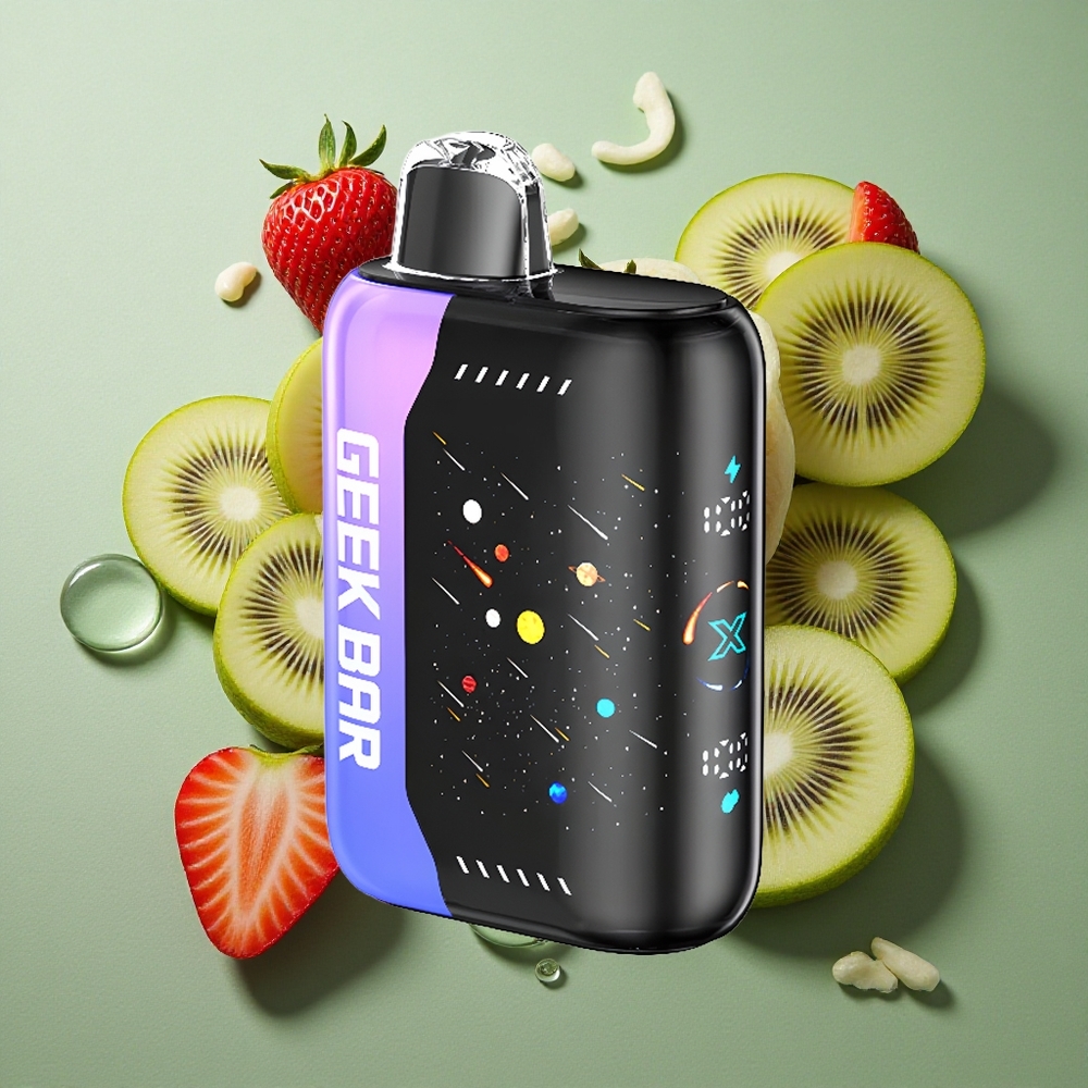 Meteor Editie GEEK BAR Pulse X 25000 Puffs 18mL Voorgevulde E-Liquid 3D Gebogen Indicator Scherm Nederland groothandel