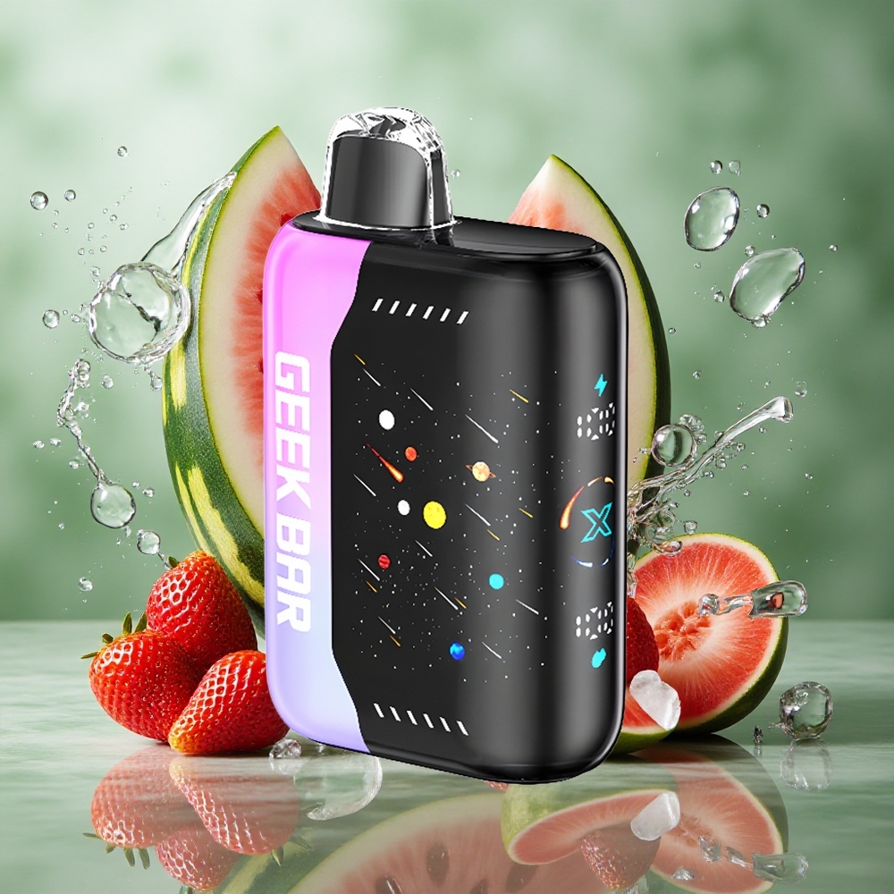 Meteor Editie GEEK BAR Pulse X 25000 Puffs 18mL Voorgevulde E-Liquid 3D Gebogen Indicator Scherm Nederland groothandel