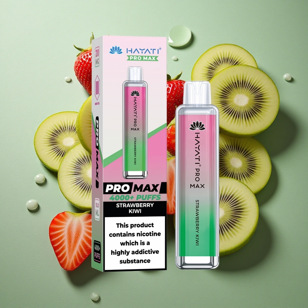 Aardbei Kiwi Hayati Pro Max 4000 Peuken Oplaadbare Accu Nederland groothandel