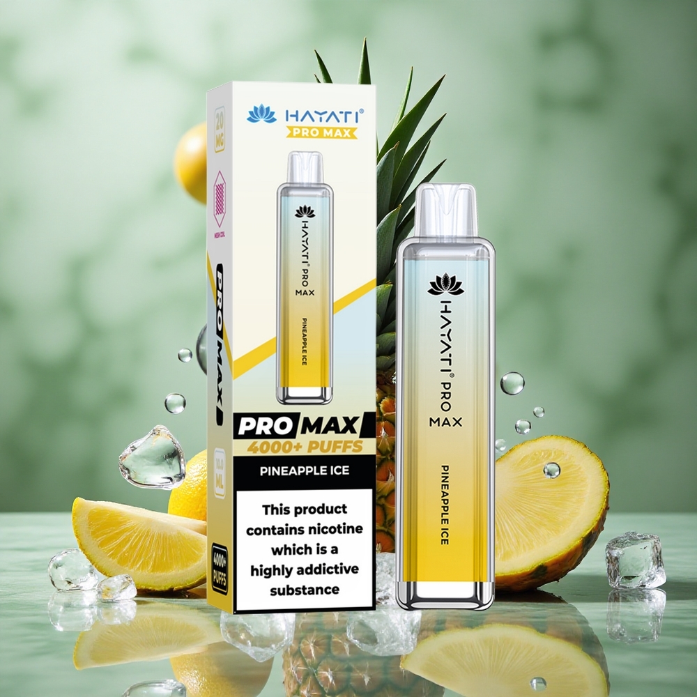 Ananas IJs Hayati Pro Max 4000 Puffs Oplaadbare Accu Nederland groothandel