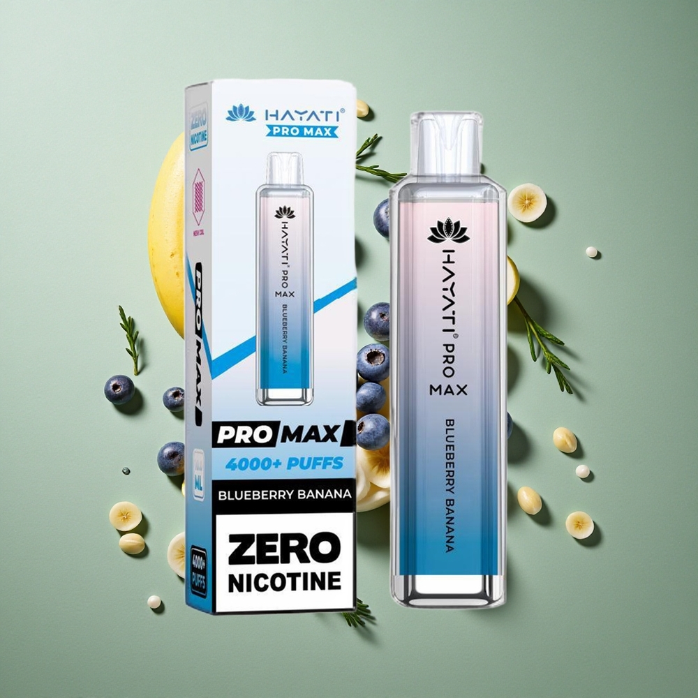 Blauwe Banaan Hayati Pro Max 4000 Puffs Oplaadbare Accu Nederland groothandel