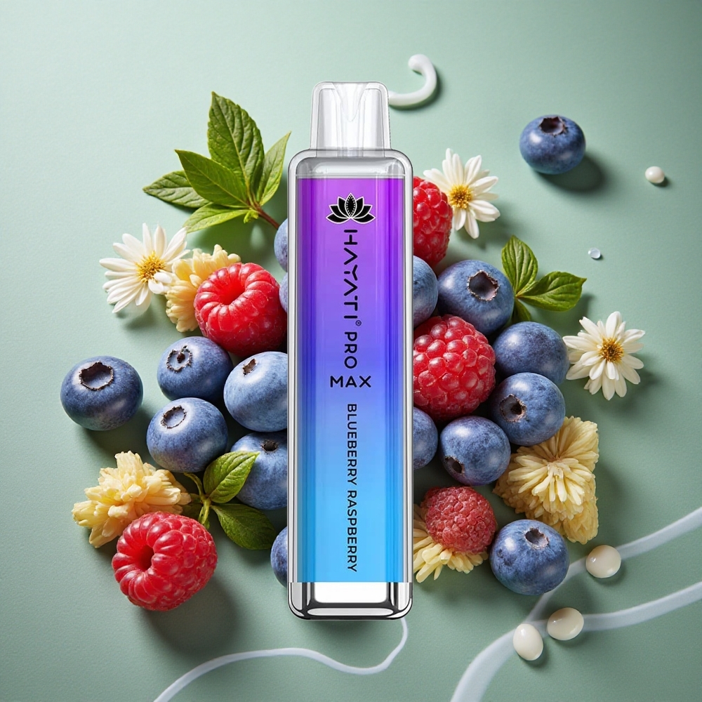 Blauwe Bes Framboos Hayati Pro Max 4000 Puffs Oplaadbare Batterij Nederland groothandel