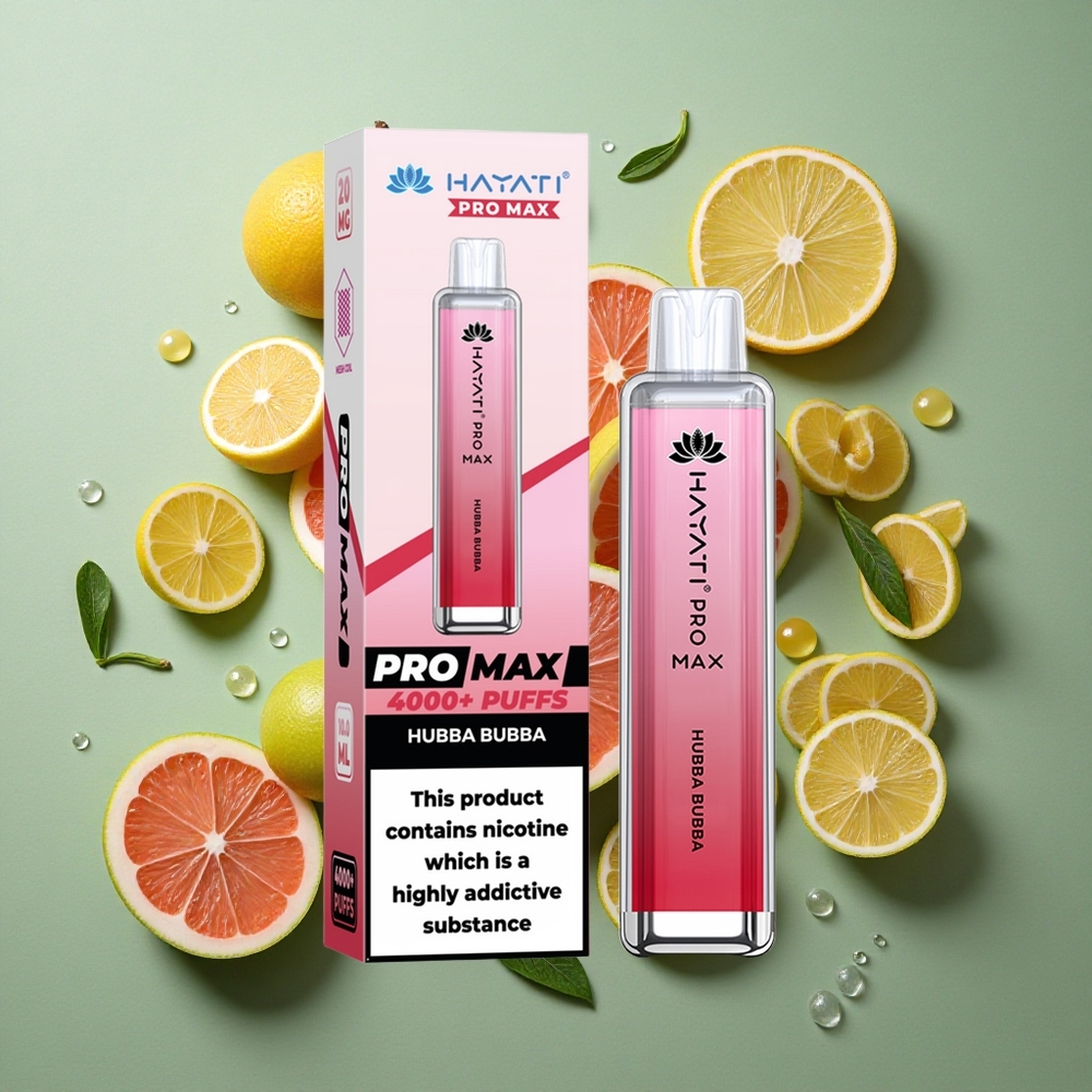 Hubba Bubba Smaak Hayati Pro Max 4000 Puffs Oplaadbare Batterij Nederland groothandel