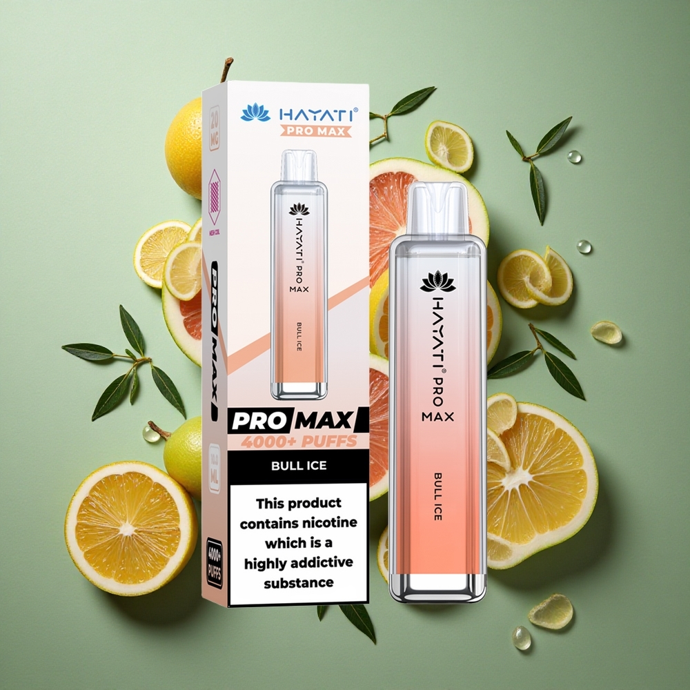 IJsachtige Kristal Hayati Pro Max 4000 Puffs Oplaadbare Batterij Nederland groothandel