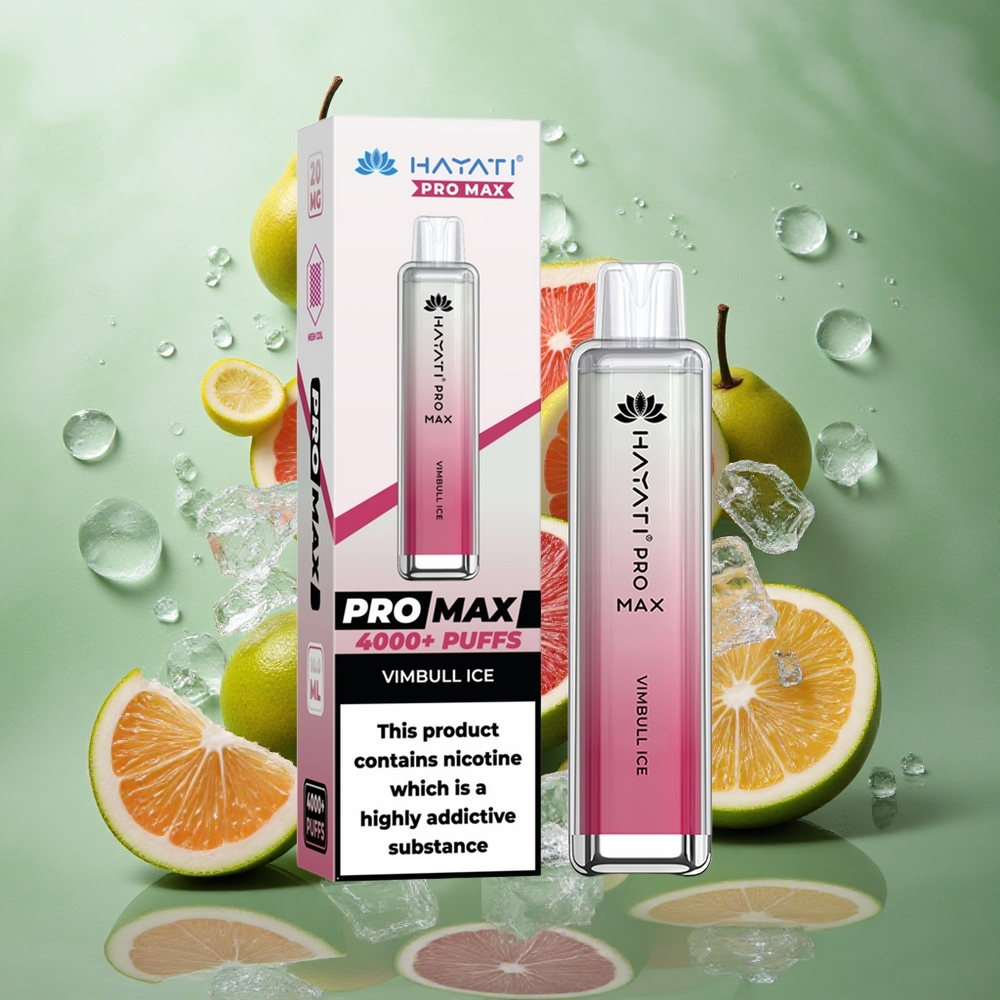 IJsige Smaak Combinatie Hayati Pro Max 4000 Puffs Oplaadbare Crystal Nederland groothandel