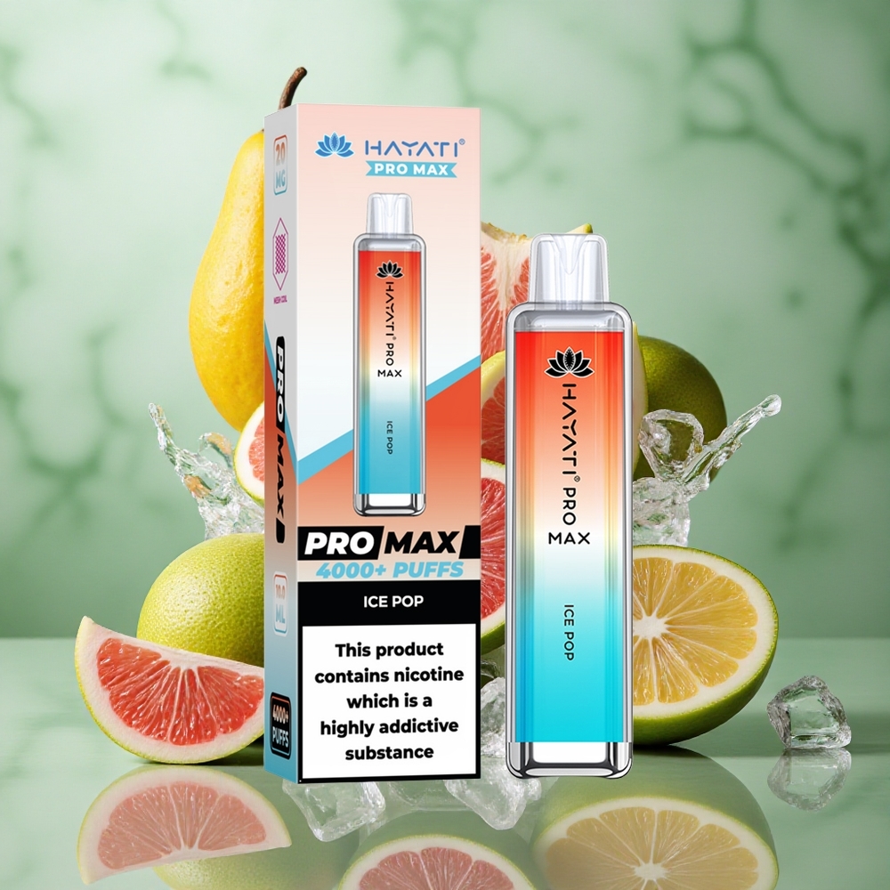IJspop Smaak Hayati Pro Max 4000 Puffs Oplaadbare Accu Nederland groothandel