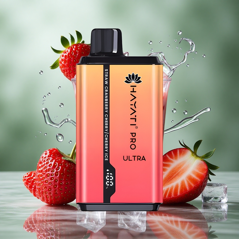 Aardbei Cranberry Kers-Kers IJs Hayati Pro Ultra 15000 Puffs 850mAh 2 12ml Nederland groothandel