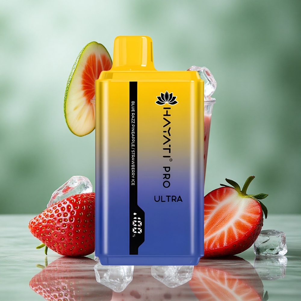 Blauwe Framboos Ananas Hayati Pro Ultra 15000 Sigaretten Nederlandse groothandel