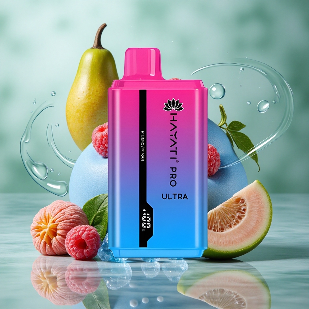 Blauwe Razz Gummybeer Hayati Pro Ultra 15000 Puffen 2 12ml Nederland groothandel