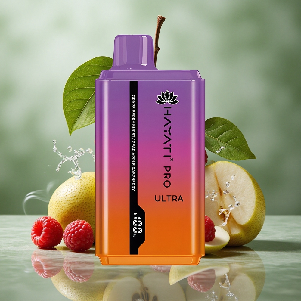 Druif Bes Bui Hayati Pro Ultra 15000 Puffs 2 12ml Nederland groothandel