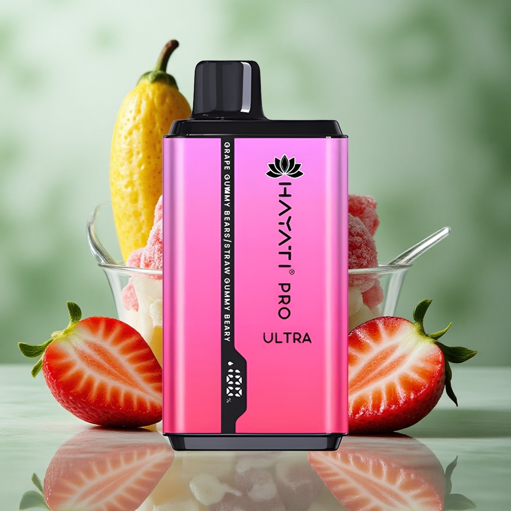 Druif Gummi Beer Combinatie Hayati Pro Ultra 15000 Pufs 2% Nicotine Nederland groothandel