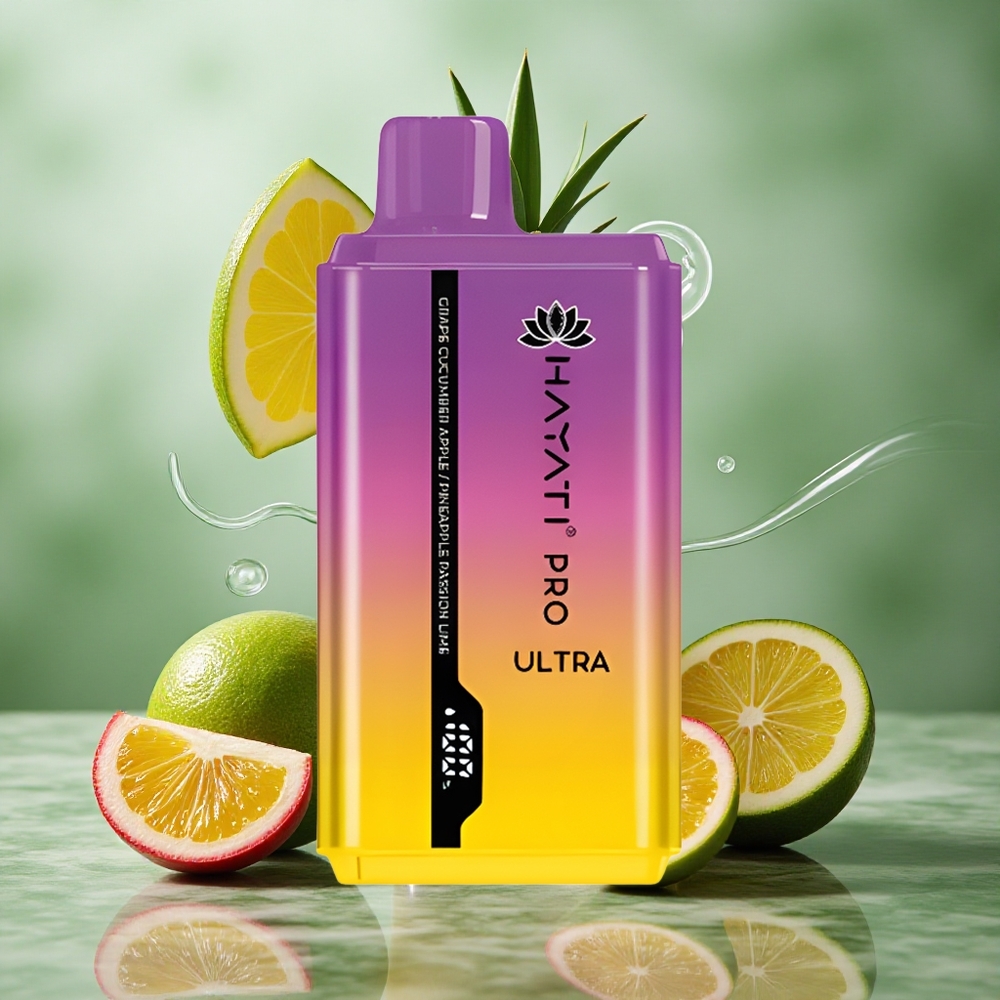 Druif Komkommer Appel Hayati Pro Ultra 15000 Peuken 850mAh 24ml Nederland groothandel