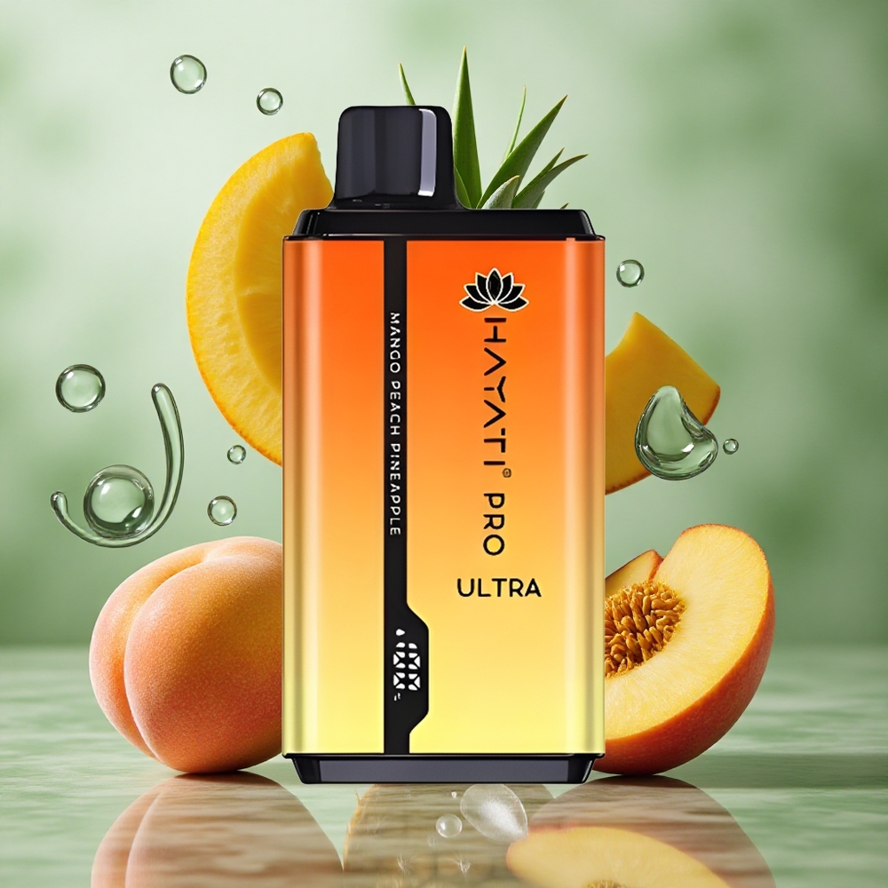 Mango Perzik Ananas Hayati Pro Ultra 15000 Puffs 24ml E-Liquid Nederland groothandel