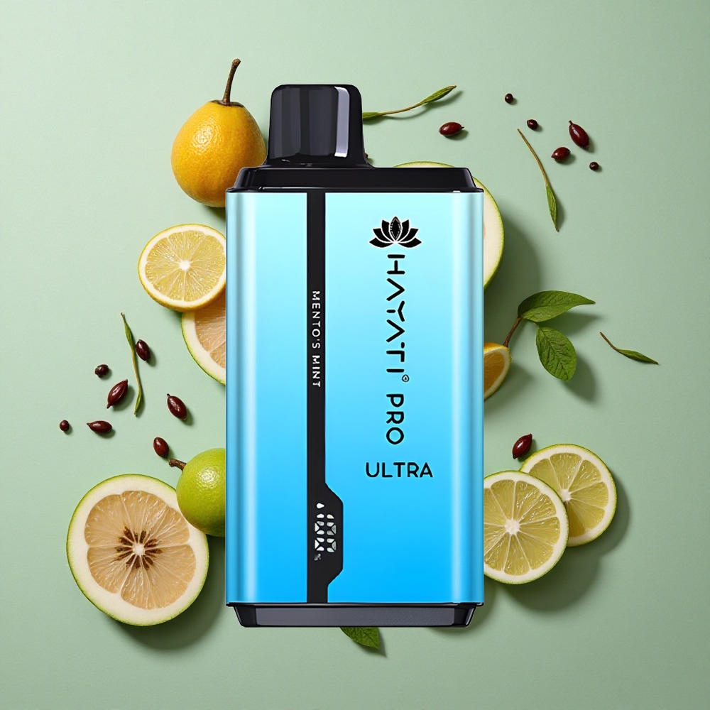 Munt Mento'S Hayati Pro Ultra 15000 Puffs 850mAh Batterij 2 12ml Vloeistofcapaciteit Nederland groothandel