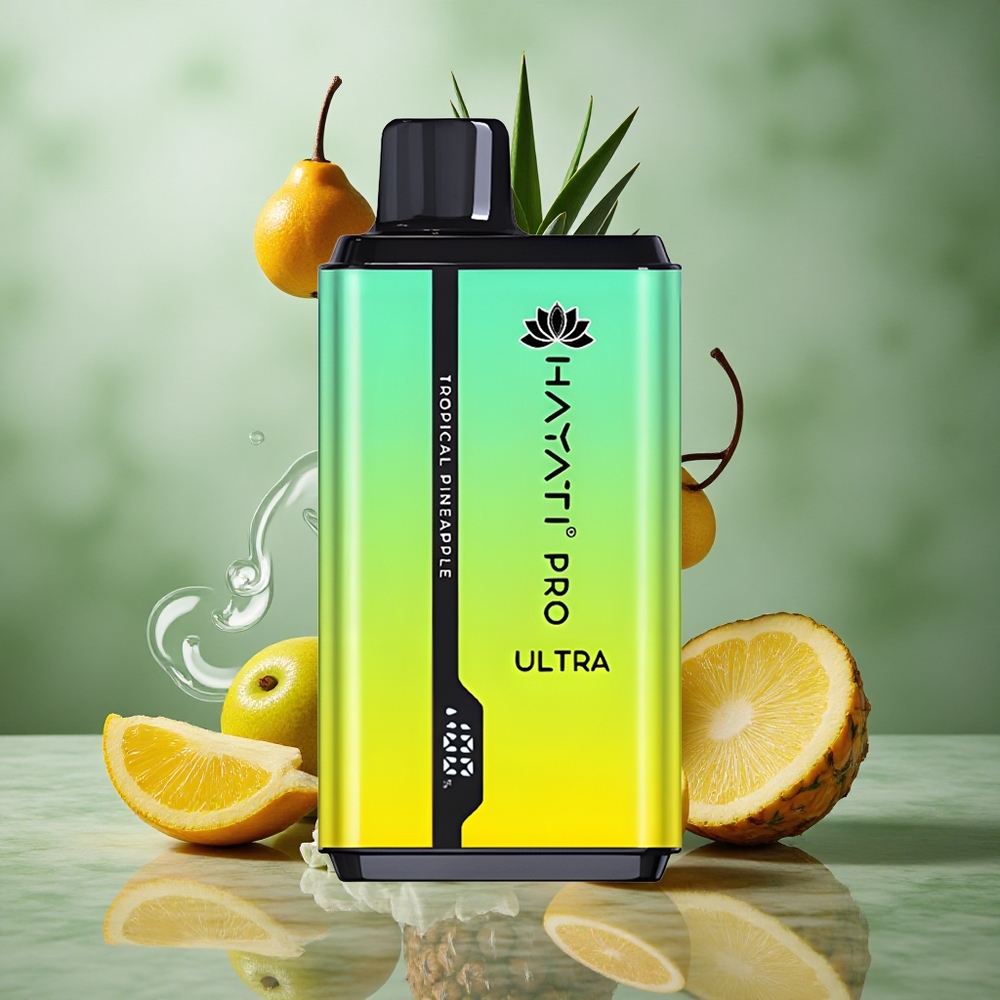 Tropische Ananas Hayati Pro Ultra 15000 Puffs 850mAh 24ml Nederland groothandel