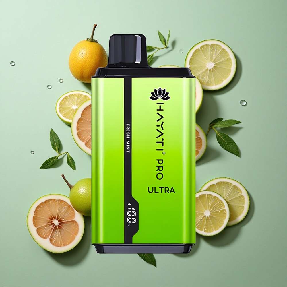 Verse Munt Combinate Hayati Pro Ultra 15000 Puffs 2 12ml Vloeistofcapaciteit Nederland groothandel