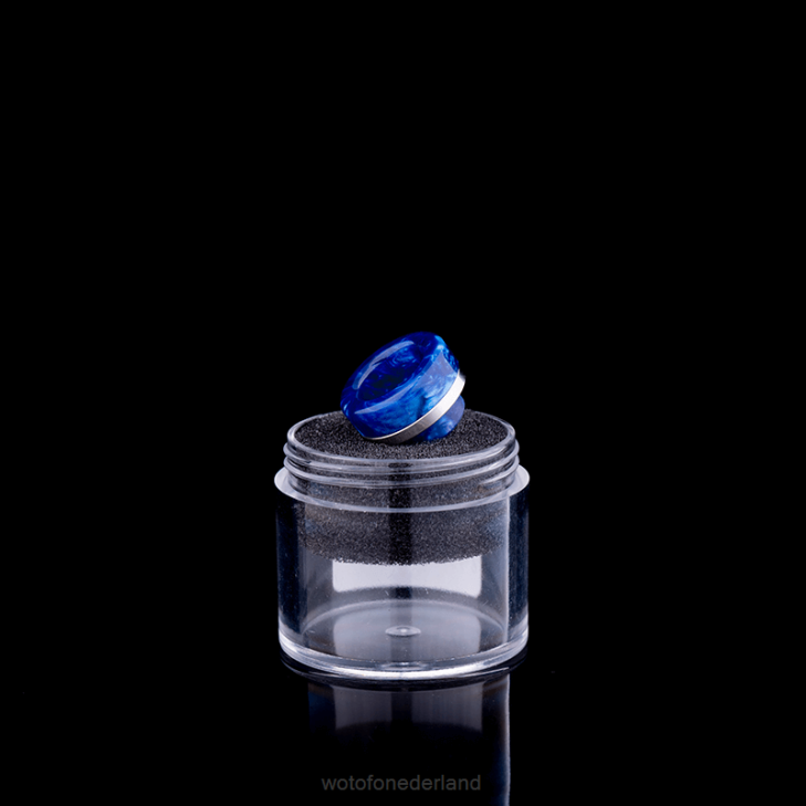 Wotofo Shop - Wotofo 810 druppeltip profiel blauw RVS DV0P418