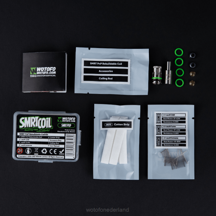 Wotofo Amsterdam - Wotofo SMRT herbouwbare spoelkit smrt nord-kit DV0P342